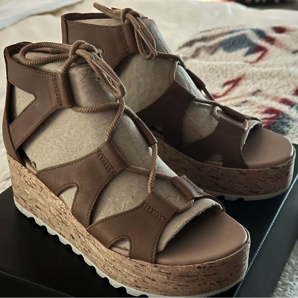 SORRL Cameron flatform lace sandals